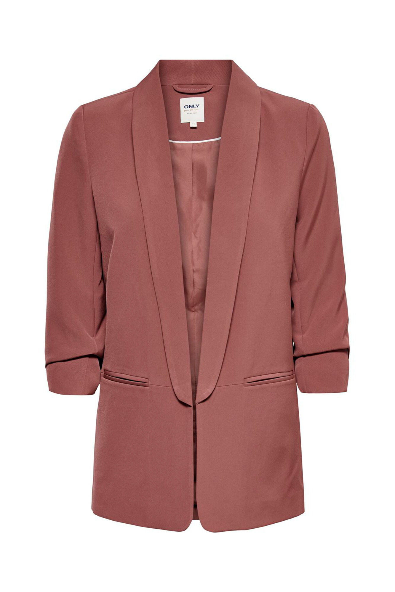 Only Blazer abierta manga remangada