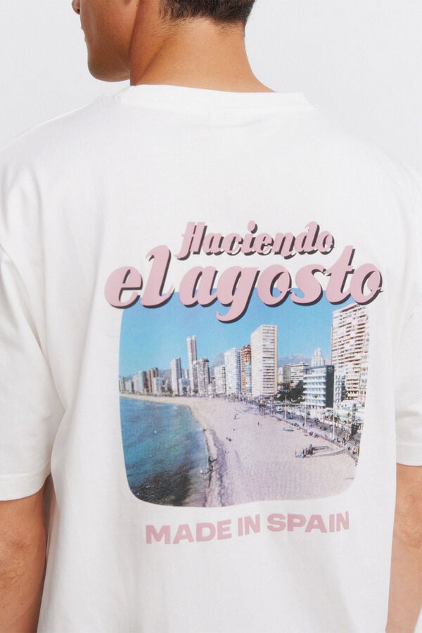 Springfield T-shirt making the August beige