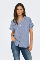 Only Fluid short sleeve shirt blue