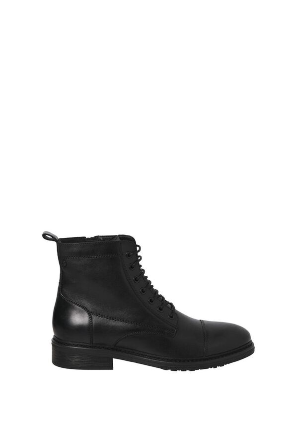 Jack & Jones for men leather boots black