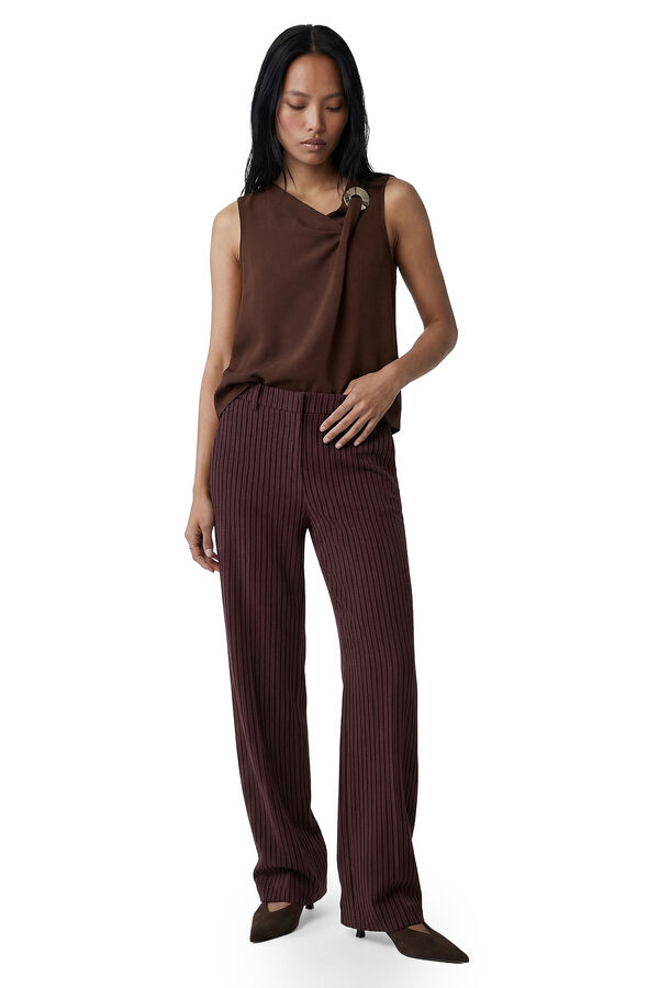 Koton Blusa accesorio met&aacute;lico tostado
