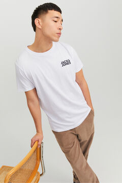 Jack & Jones T-Shirt Regular Fit mit kleinem Logo