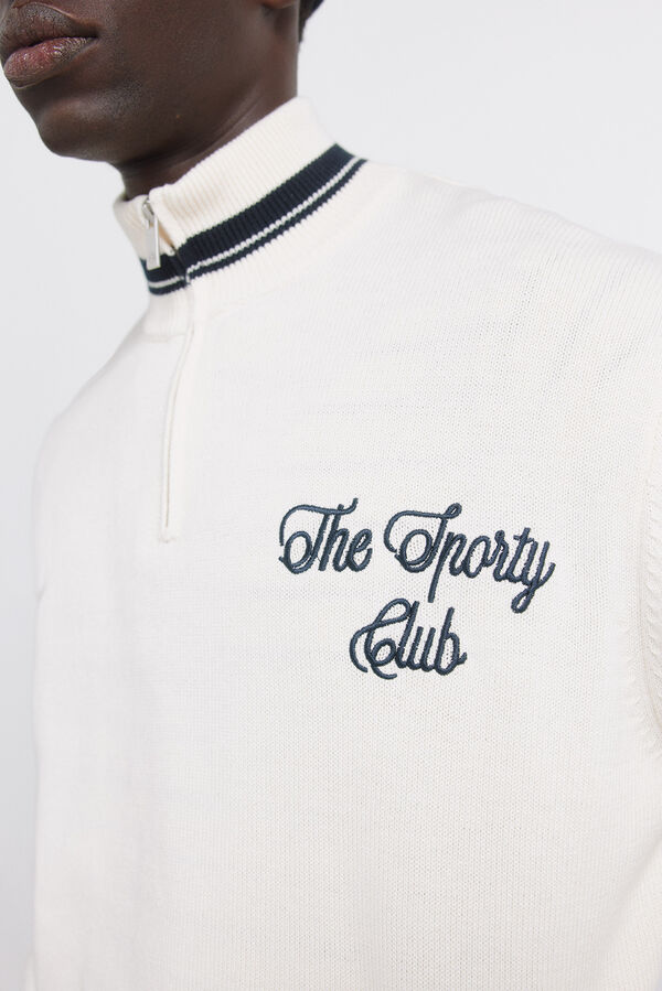 Springfield Basic zip- zip fastening white