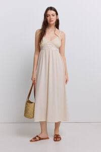 Springfield Crochet midi dress