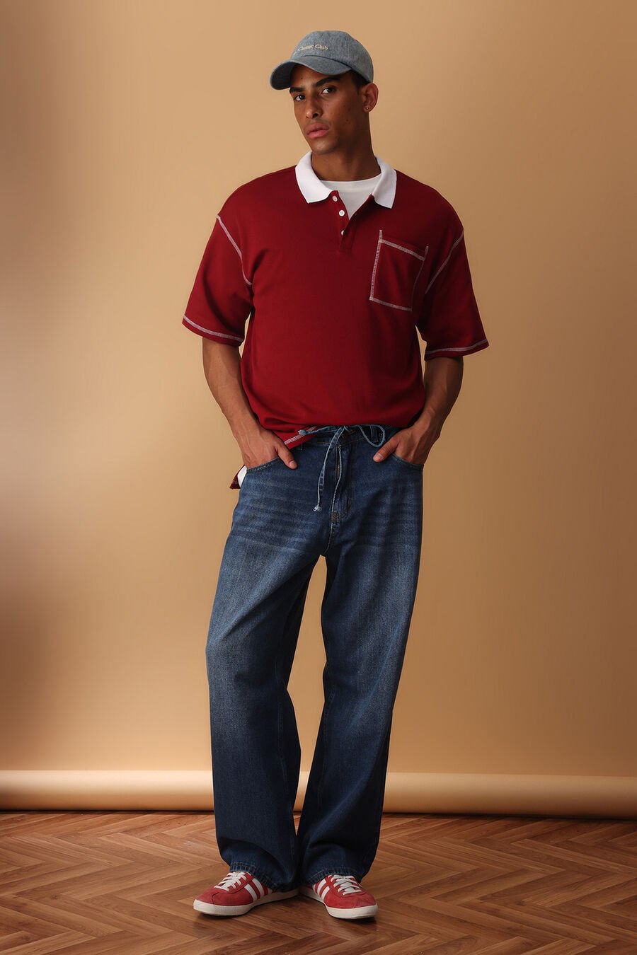 Polo de manga corta con bolsillo