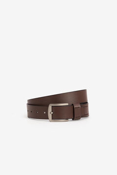 Springfield Leather-effect belt tan