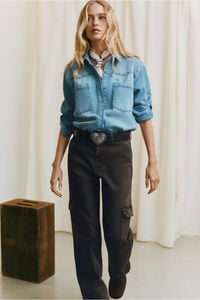 Springfield Cotton cargo trousers