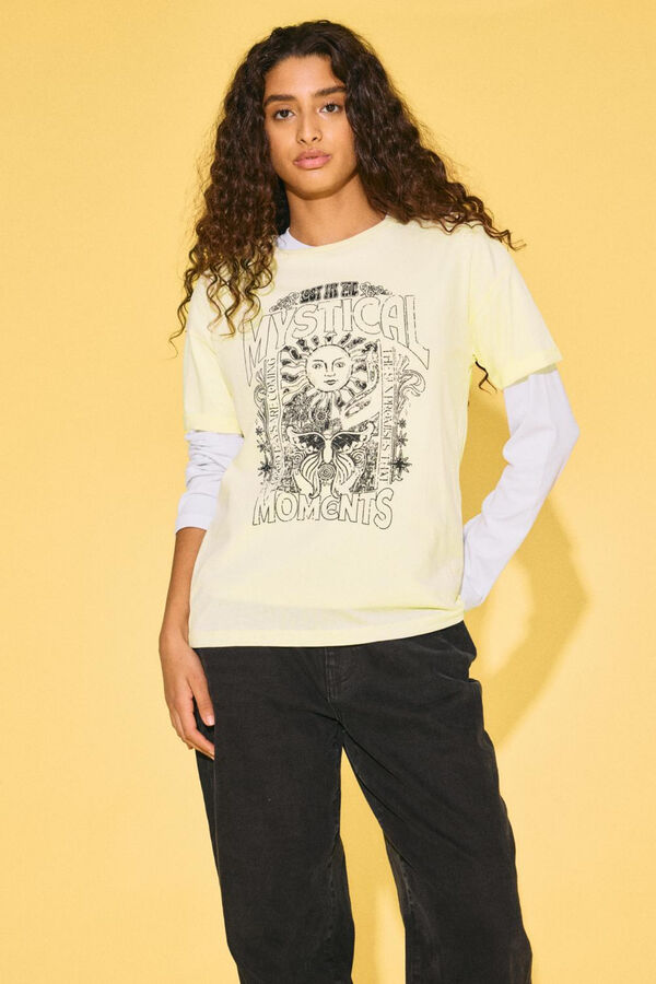 Noisy May T-shirt with back print printed