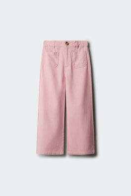 Pantalón culotte lino