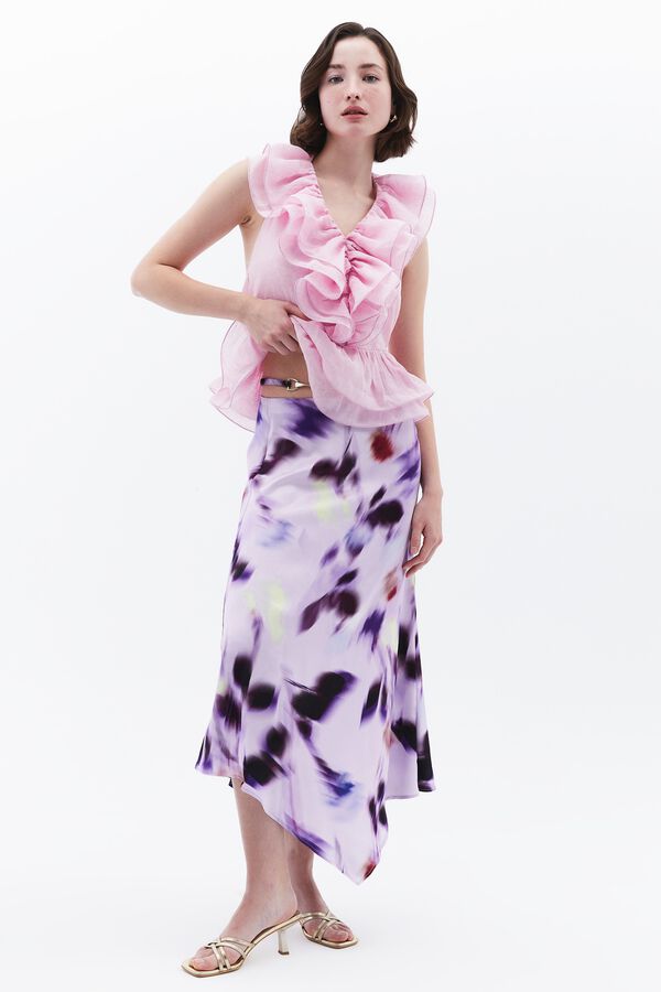 Oxxo Falda midi beige