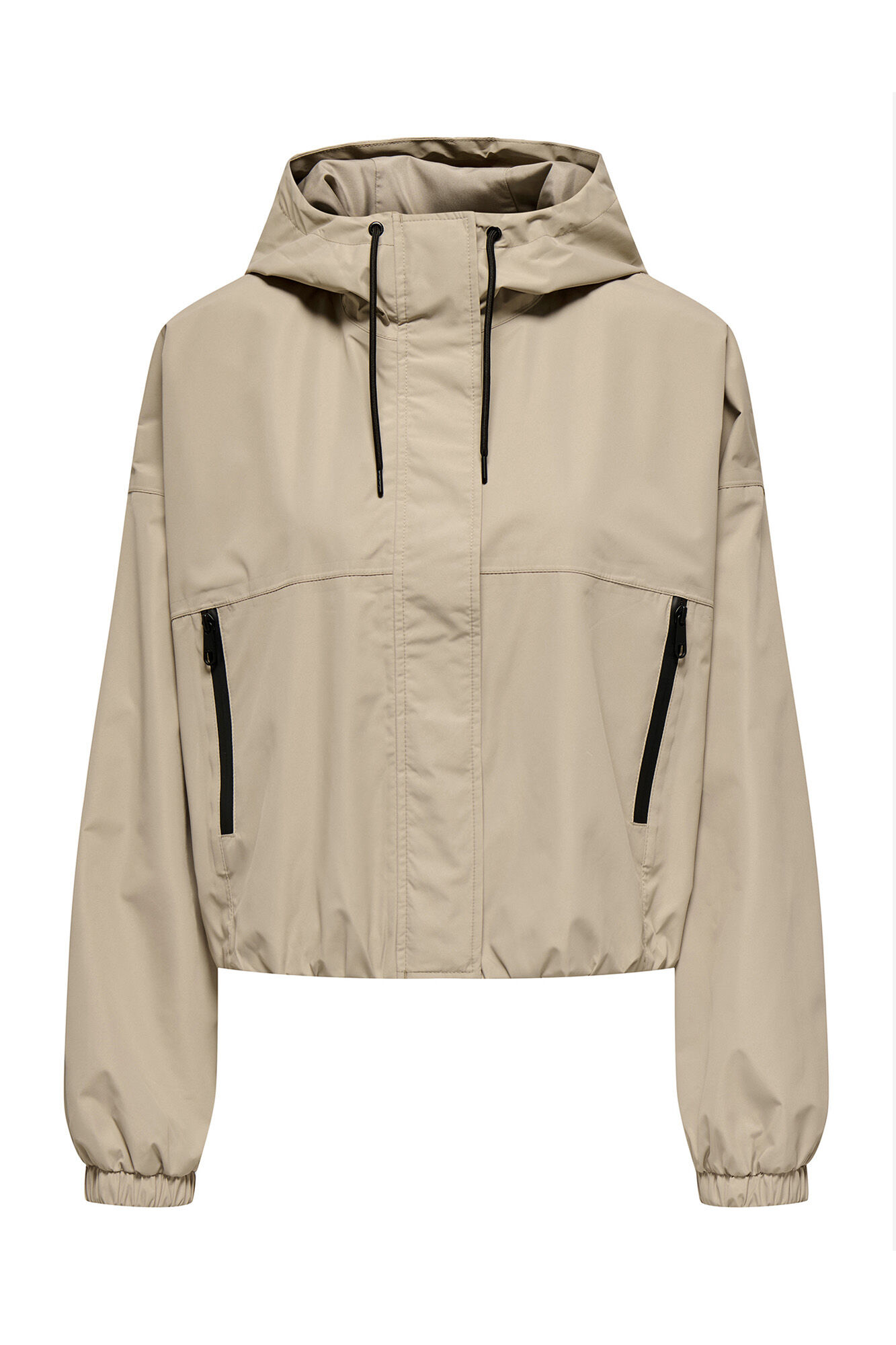 Only Chubasquero corto con capucha