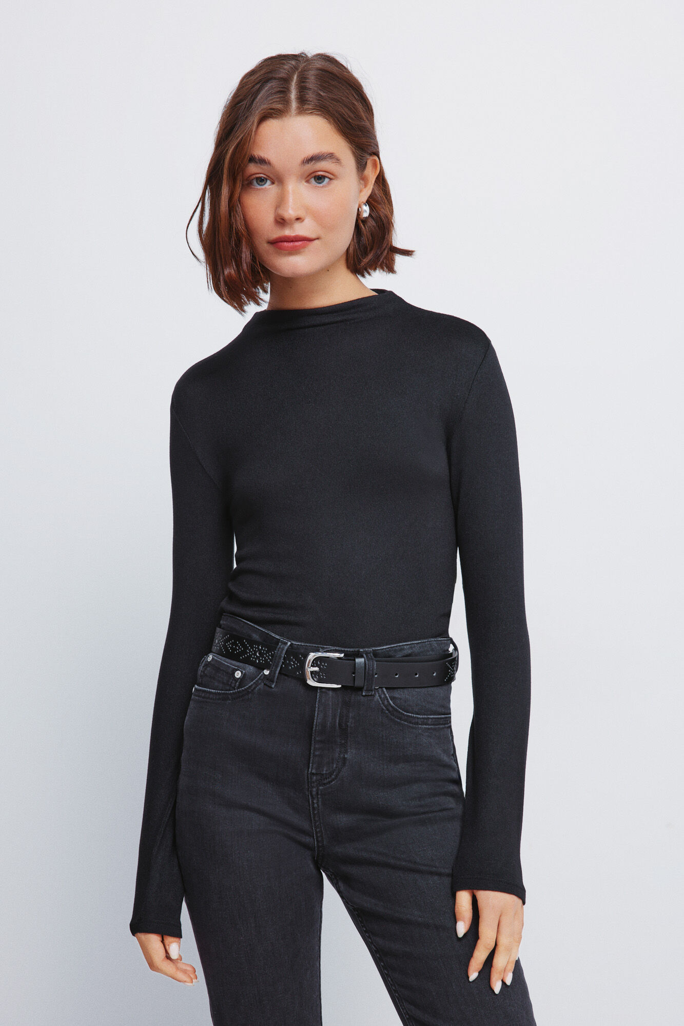 Springfield Soft touch Perkins neck T-shirt