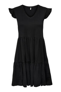 Only Vestido corto manga corta