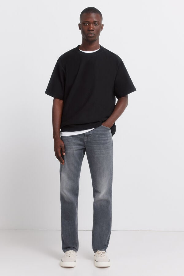 Springfield Dark grey skinny fit jeans grey