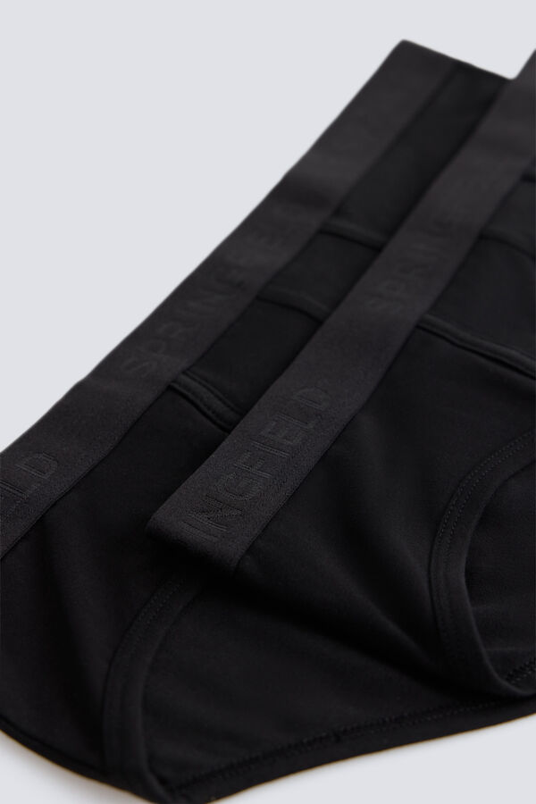 Springfield Pack 2 plain briefs black