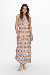 Only Long dress with adjustable straps red