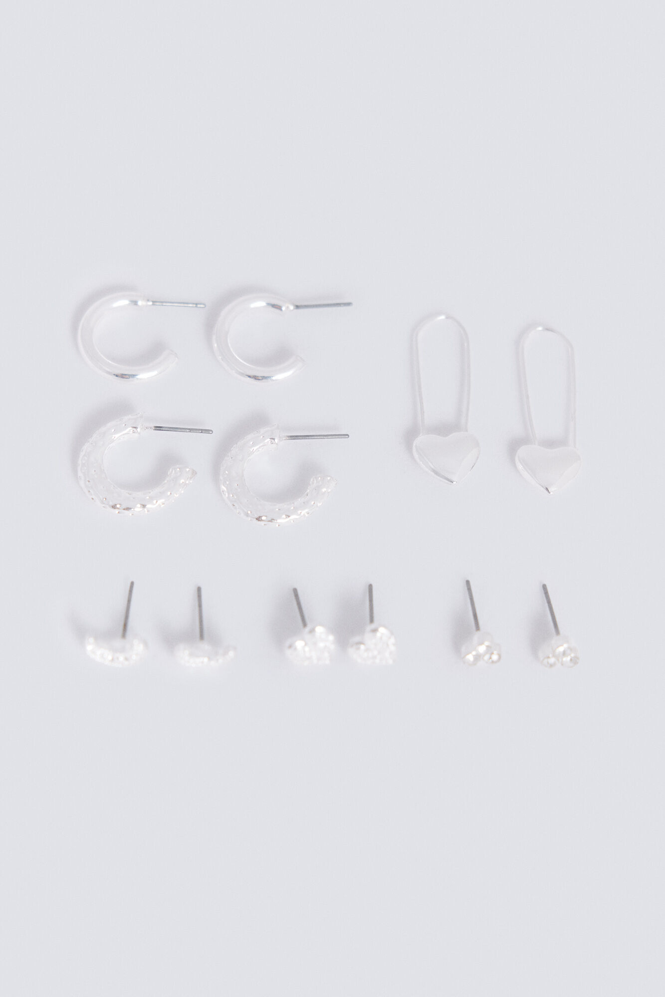 Springfield Lot de boucles d'oreilles argent&eacute;es