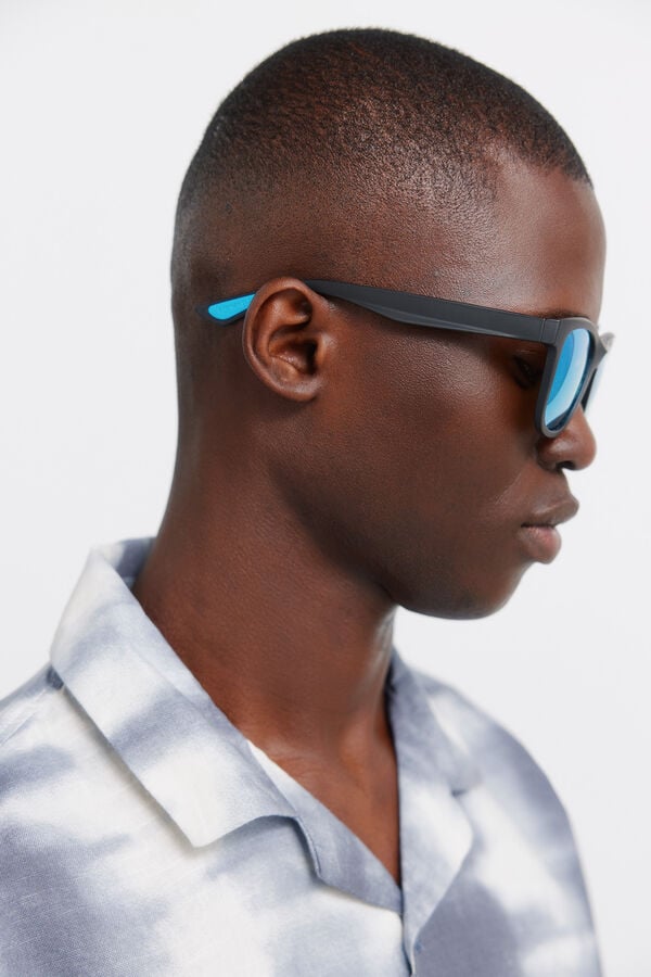 Springfield Lunettes de soleil rectangulaires noir