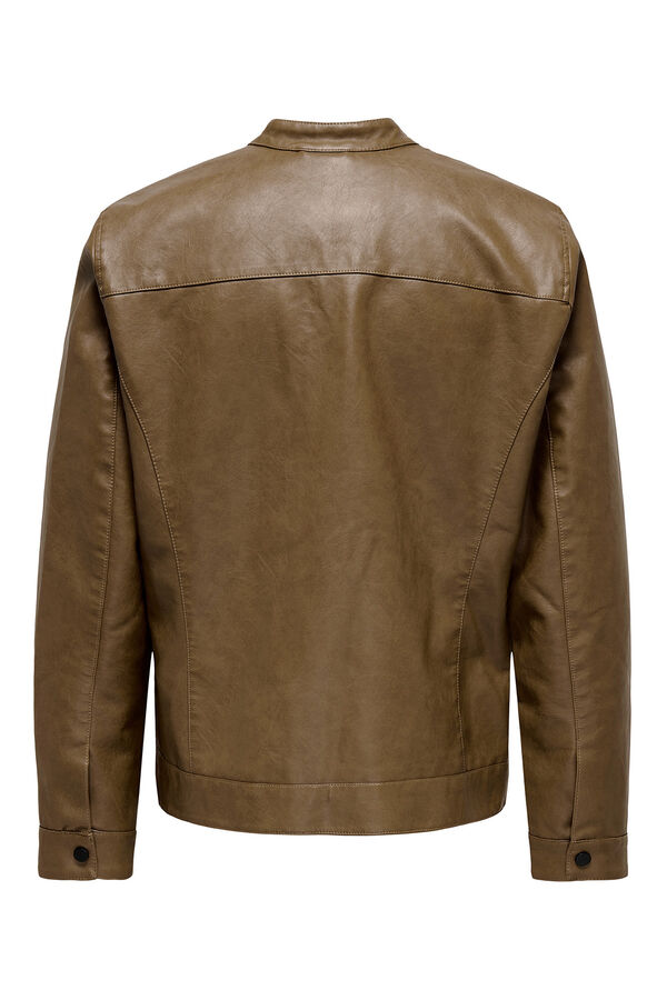 Only & Sons Biker jacket nude