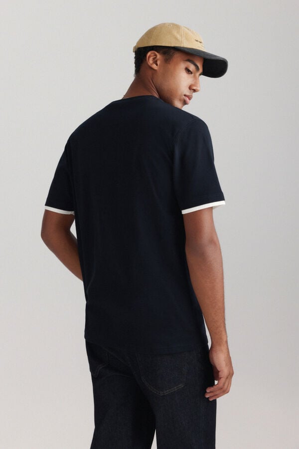 Springfield Double interlock T-shirt blue