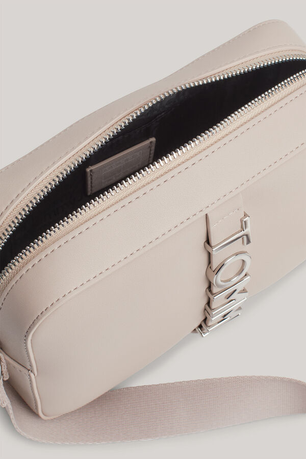 Tommy Jeans Essential logo embossed crossbody (bag) bag brown