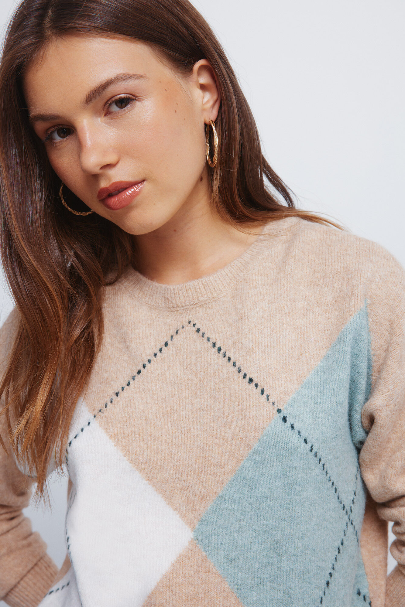 Springfield Front diamond-shaped jumper