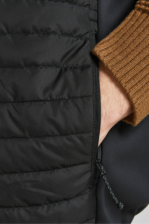 Jack & Jones PLUS Chaleco acolchado ligero PLUS negro