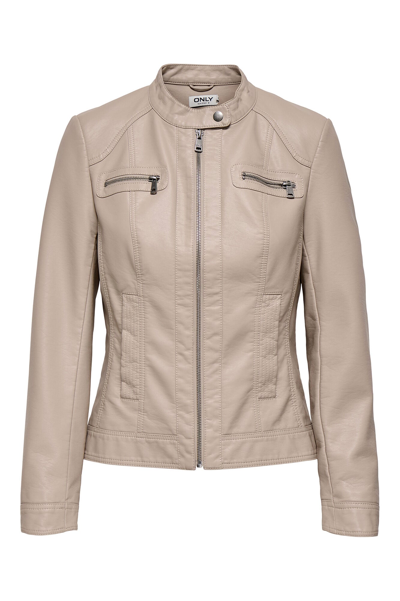 Only Bikerjacke aus veganem Leder