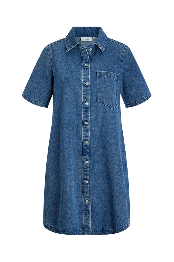 Jack & Jones Vestido denim corto azul