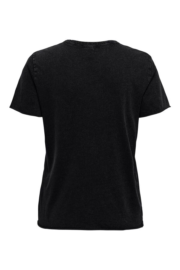Only Printed short-sleeved T-shirt grey