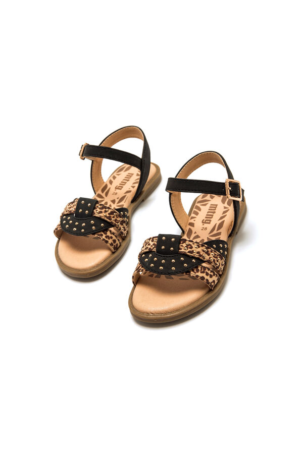 MTNG Flat sandals black
