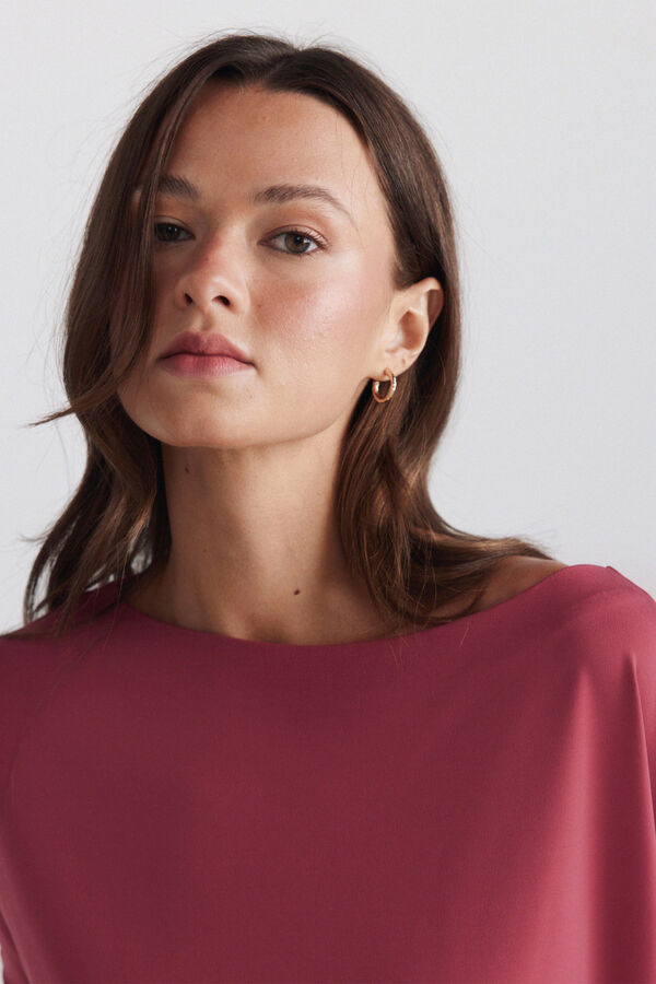 Springfield Batwing long sleeve T-shirt pink