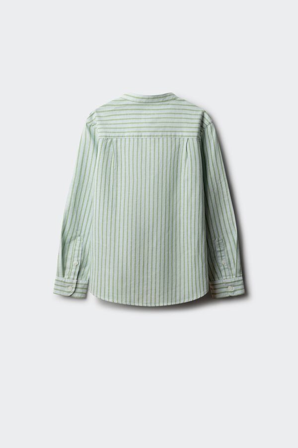 Springfield Kids Camisa manga larga rayas verde ni&ntilde;o verde