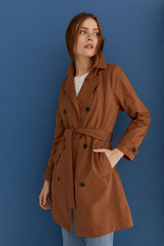 Springfield Langer Trenchcoat camel