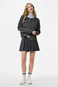 Pieces C&aacute;rdigan punto b&aacute;sico jaspeado