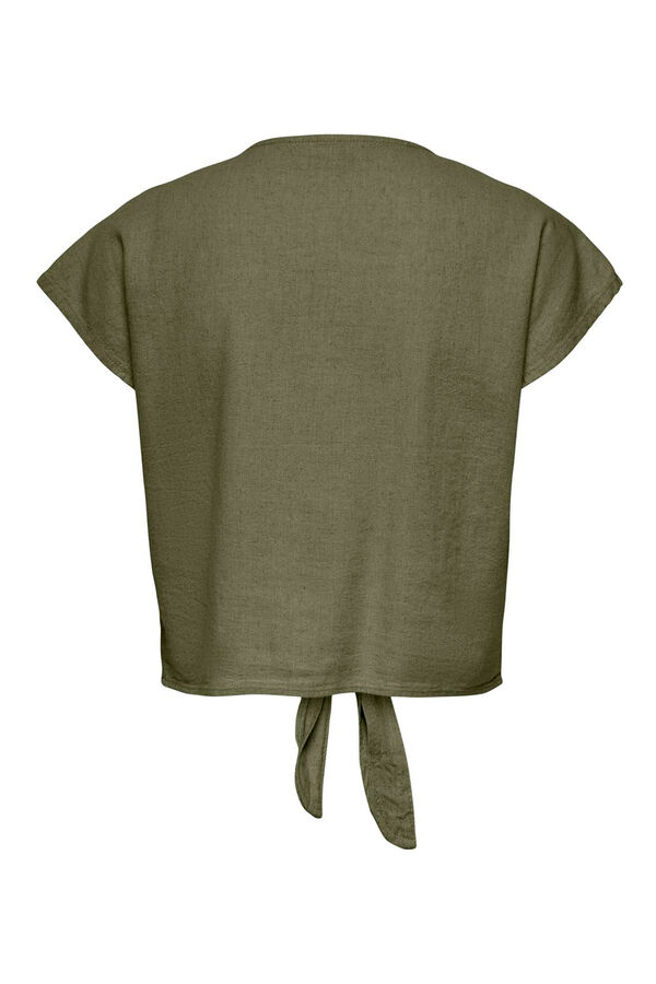 JDY short sleeve shirt beige