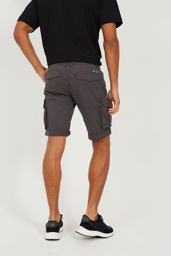 Brave Soul Short cargo con siete bolsillos gris