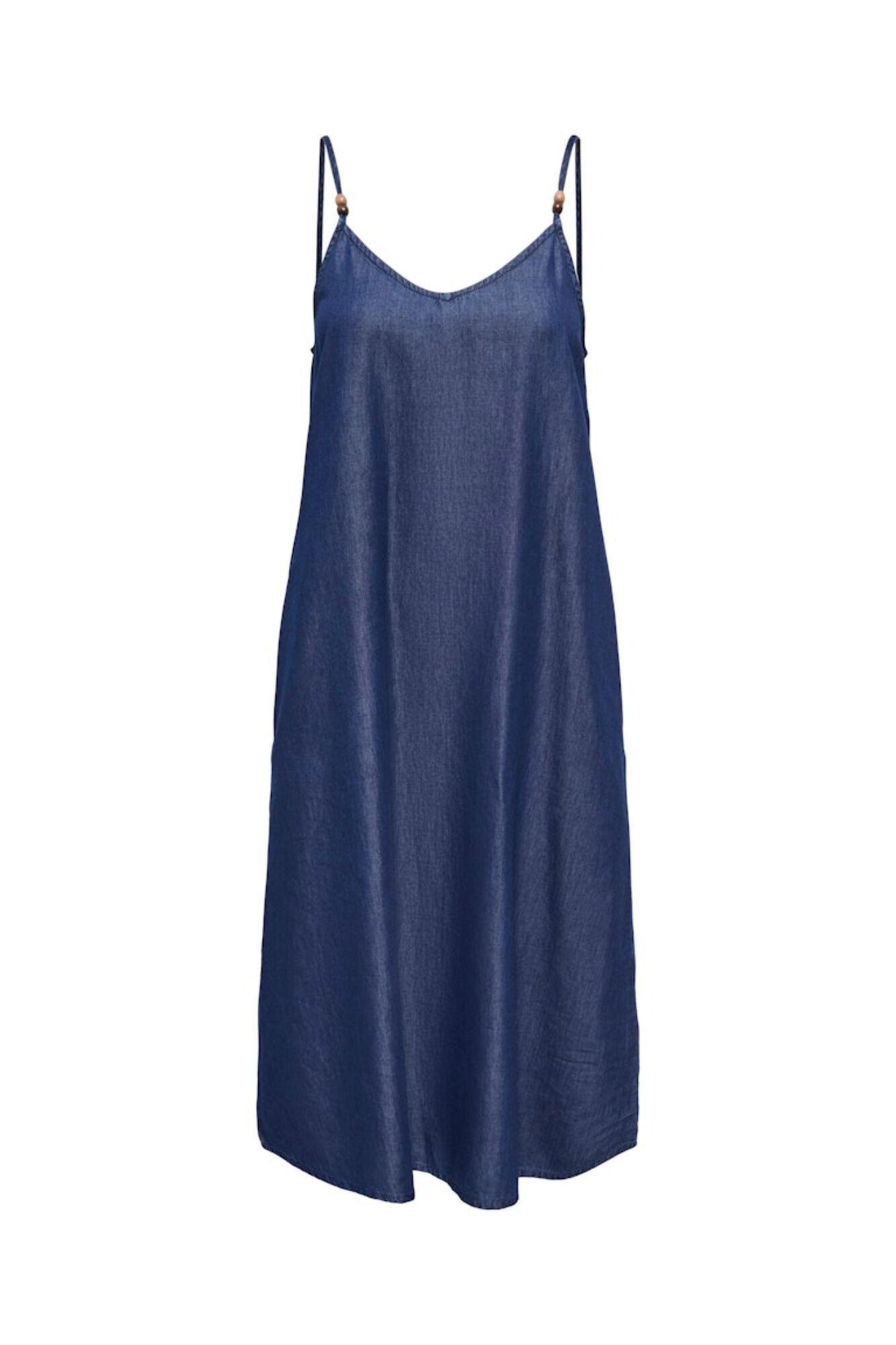 Only Vestido comprido em denim