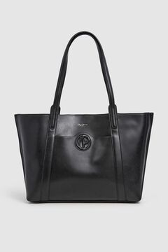 Pepe Jeans Faux leather shopper bag