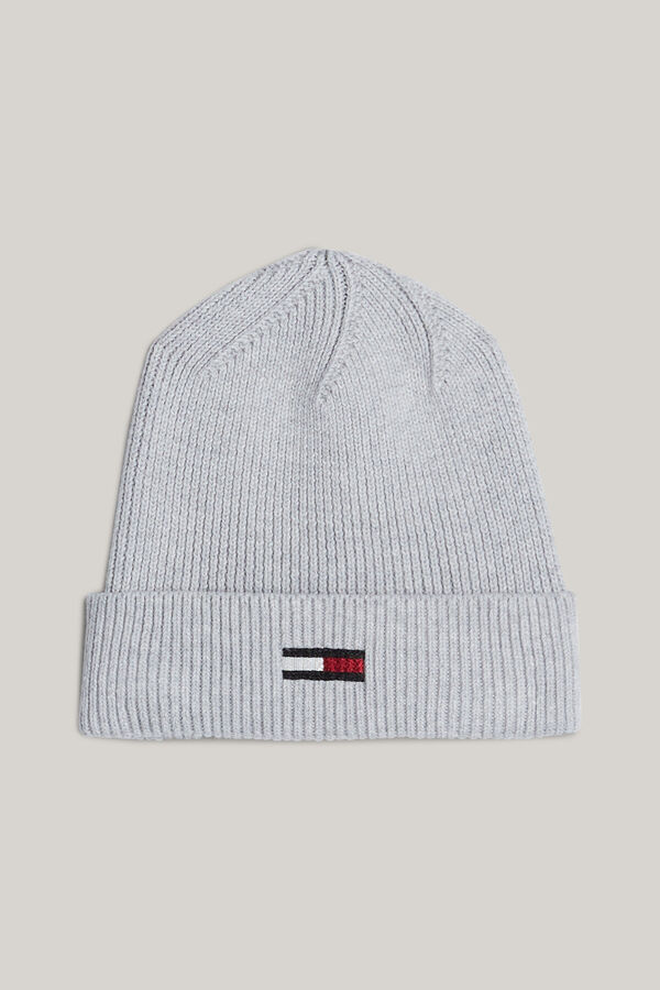 Springfield Tommy Jeans hat with a shiny effect flag grey