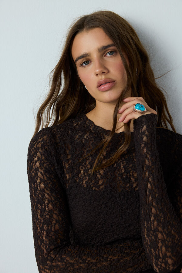High Spirits Noir Mini Dress brown