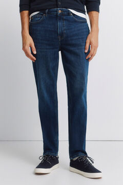Springfield Jeans lavagem escura slim fit