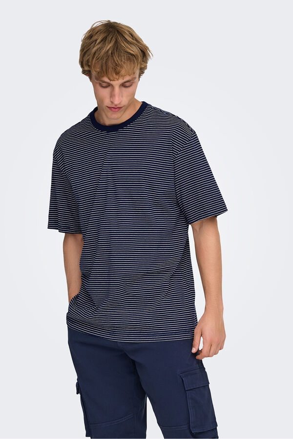 Only & Sons Short-sleeved T-shirt blue