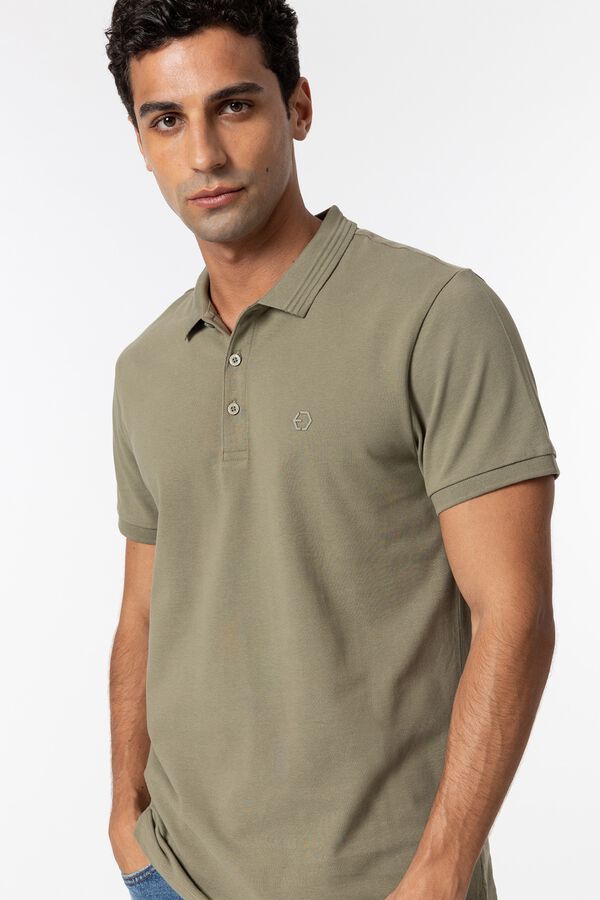 Tiffosi Piqu&eacute; Polo Shirt beige