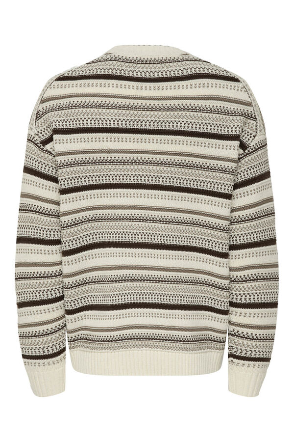 Only & Sons Jersey cuello redondo blanco