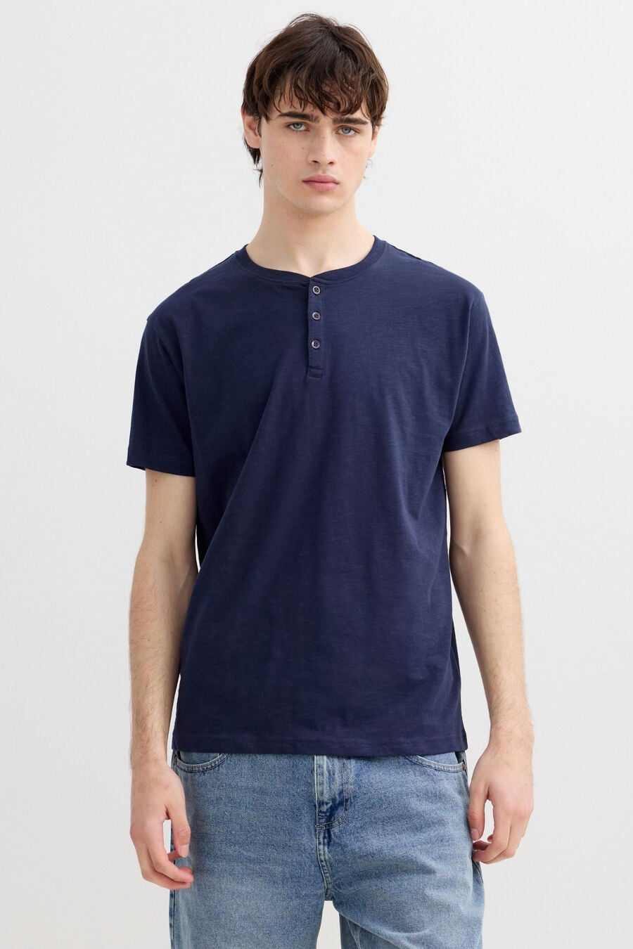 Camiseta cuello panadero