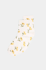 Springfield Čarape cvijeće srednja bež