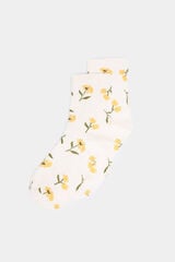 Springfield Socken Blumen beige medio