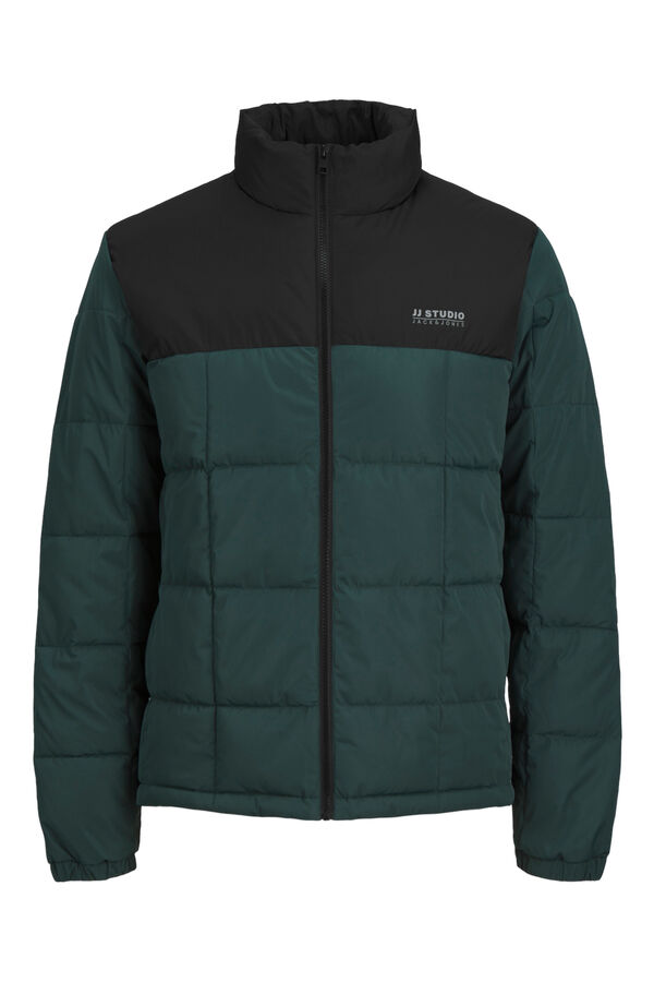 Jack & Jones Chaqueta acolchada cuello alto turquesa