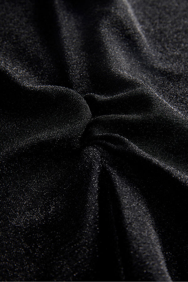 Jack & Jones Vestido corto escote barco negro